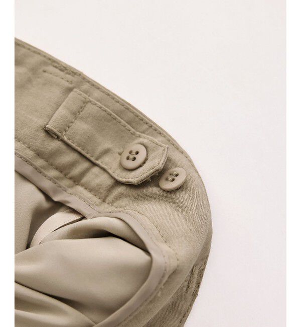 Rope&rsquo;Picnic「エアリーリネンライク タックハーフパンツ/UVカット・速乾」|チノ|