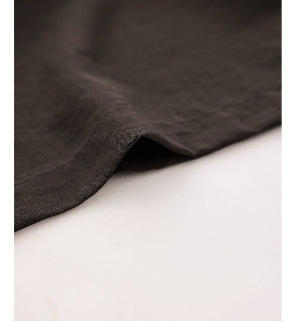 Rope&rsquo;Picnic「【cahoさんコラボ】低身長・小柄さんサイズ エアリーリネンライク タックワイドパンツ」|チノ|