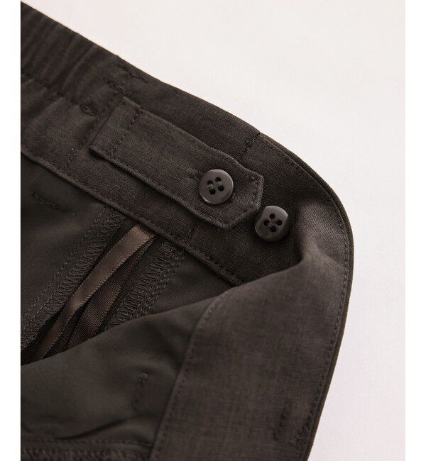 Rope&rsquo;Picnic「【cahoさんコラボ】低身長・小柄さんサイズ エアリーリネンライク タックワイドパンツ」|チノ|