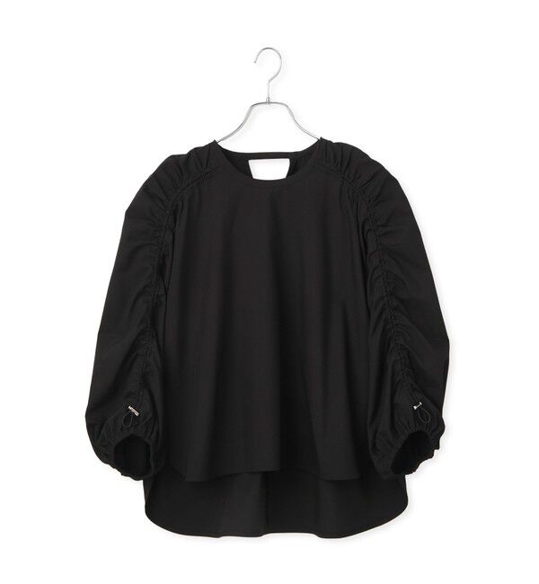 ADAM ET ROPE'「【WEB限定】ドロストスリーブブラウス」|シャツ・ブラウス|