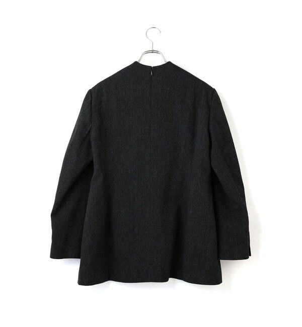 ADAM ET ROPE'「【EMOELLE】ウールコットンジャケットライクブラウス」|シャツ・ブラウス|