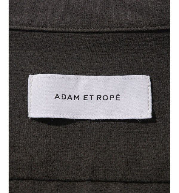 ADAM ET ROPE'「近江晒 シアー プルオーバーシャツ」|シャツ・ブラウス|
