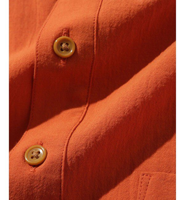 ADAM ET ROPE'「近江晒 シアー プルオーバーシャツ」|シャツ・ブラウス|