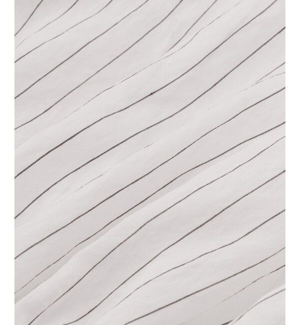 ADAM ET ROPE'「ウエストギャザーリボンブラウス」|シャツ・ブラウス|