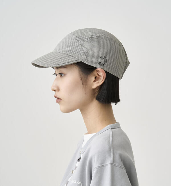 ORCIVAL「ORCIVAL | サッカーギンガム ジェットキャップ UNISEX」|キャップ・キャスケット|