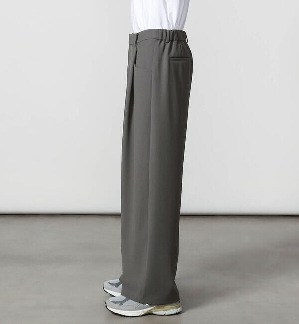 GYMPHLEX「Gymphlex | タック ワイドイージーパンツ MEN」|チノ|