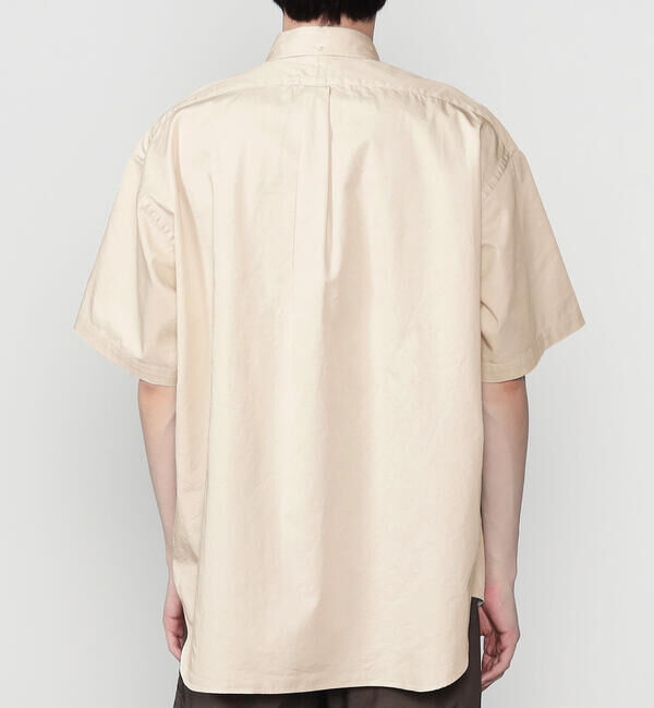 GYMPHLEX「Gymphlex | コットンツイル ボタンダウン半袖シャツ MEN」|シャツ・ブラウス|