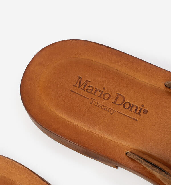  「Mario Doni | レザー トングサンダル WOMEN」|サンダル|