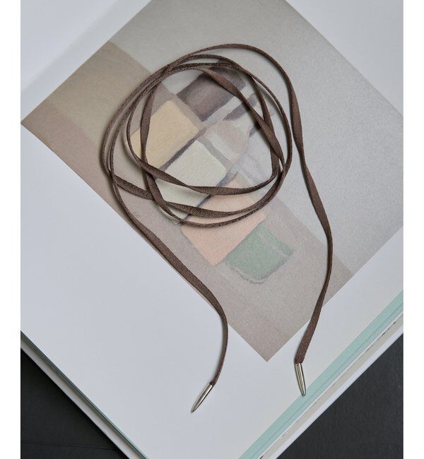 Hoaw.「【Hoaw.】シルクコードChorker」|リング|ブラウン