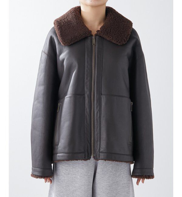 GEMINI「【GEMINI】ムートンブルゾンコート」|ブルゾン・スタジャン|