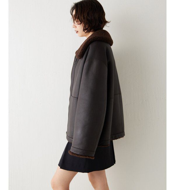 GEMINI「【GEMINI】ムートンブルゾンコート」|ブルゾン・スタジャン|