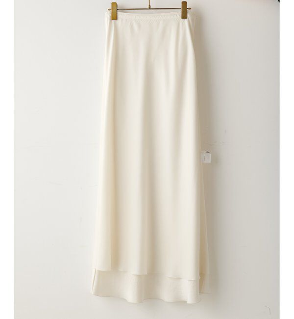  「サテンフレアスカート」|スカート|