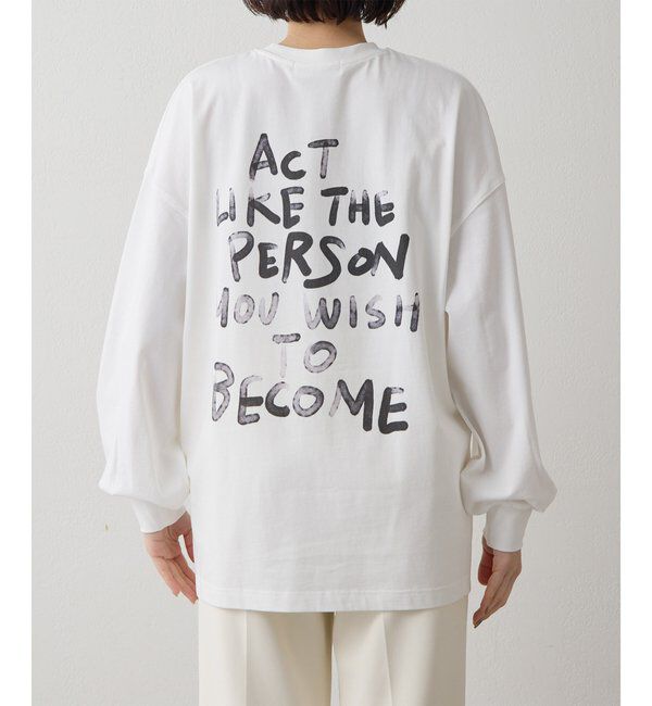 THE PAUSE「【THE PAUSE】バックロゴロンTEE」|Tシャツ・カットソー|