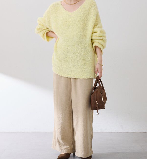  「【ウエスト調整可】ピーチイージーパンツ」|チノ|