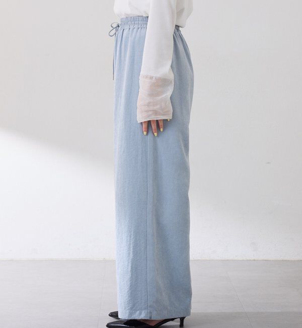  「【ウエスト調整可】ピーチイージーパンツ」|チノ|