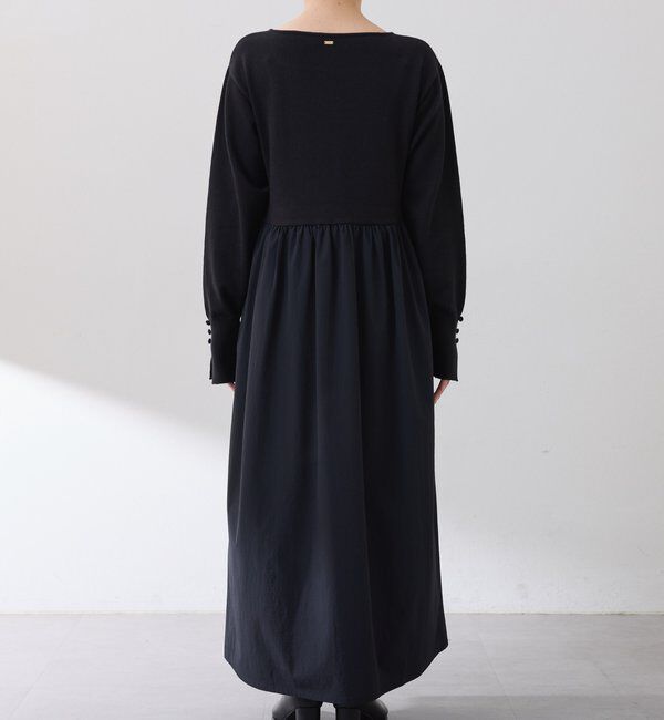  「ニットドッキングフレアワンピース」|ワンピース|