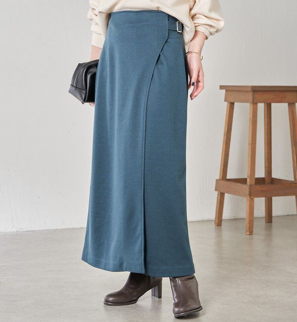  「サイドベルトタイトスカート」|スカート|