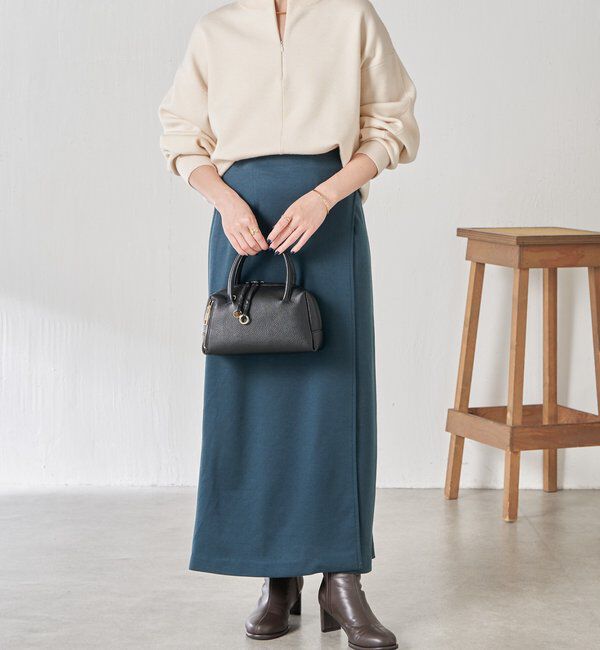  「サイドベルトタイトスカート」|スカート|