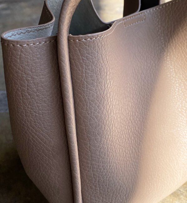  「【ベストセラーアイテム】ミニショルダー付ソフトレザー調ミニバッグ」|トートバッグ|