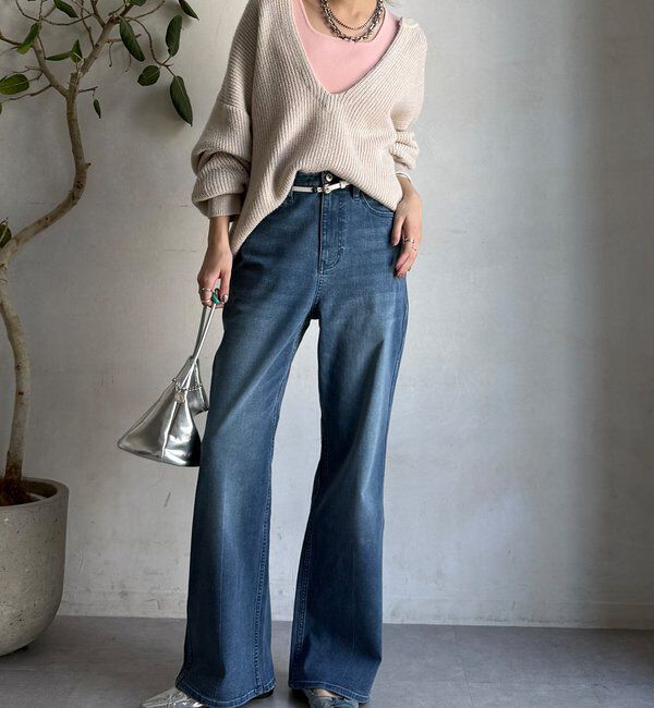  「スクエアニットタンク」|ニット・セーター|