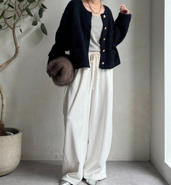  「スクエアニットタンク」|ニット・セーター|