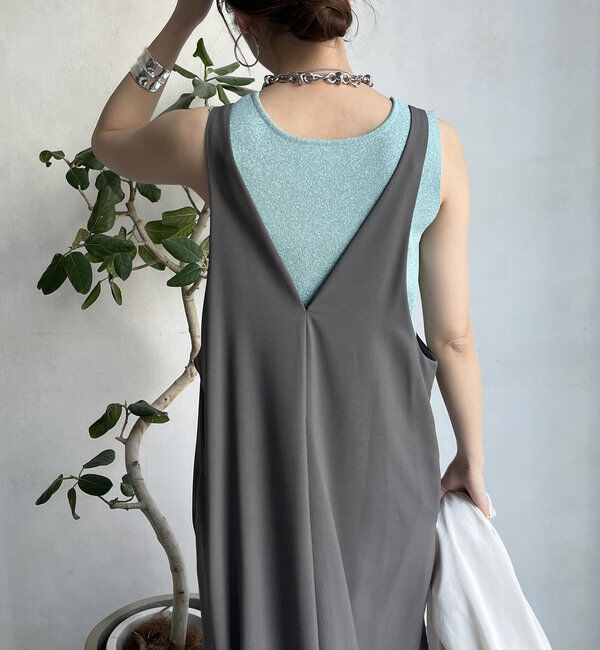  「【新色追加/前後2WAYで着られる】深Vワンピース」|ワンピース|