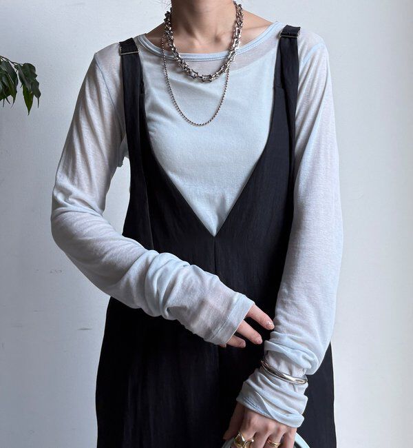  「【新色追加/前後2WAYで着られる】深Vワンピース」|ワンピース|