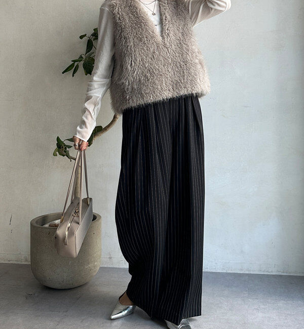  「【柔らかい着心地】袖シアーリブTEE」|Tシャツ・カットソー|