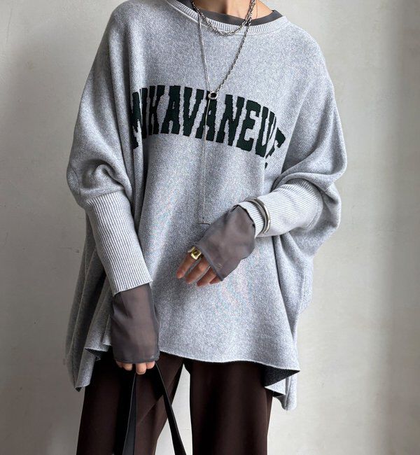  「【柔らかい着心地】袖シアーリブTEE」|Tシャツ・カットソー|チャコールグレー