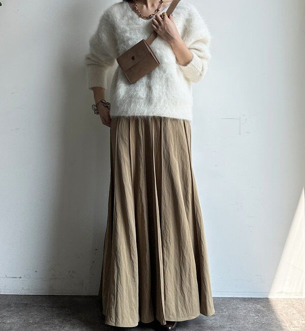  「パネルプリーツスカート」|スカート|