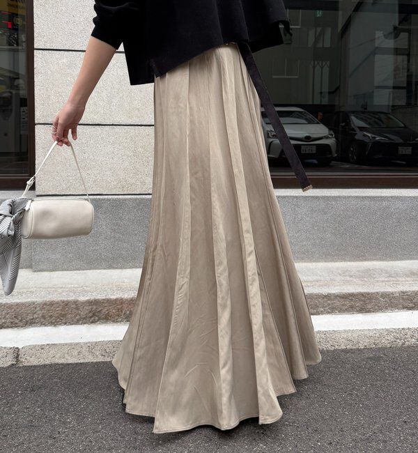  「パネルプリーツスカート」|スカート|