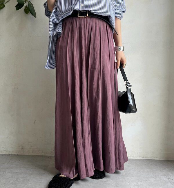  「パネルプリーツスカート」|スカート|