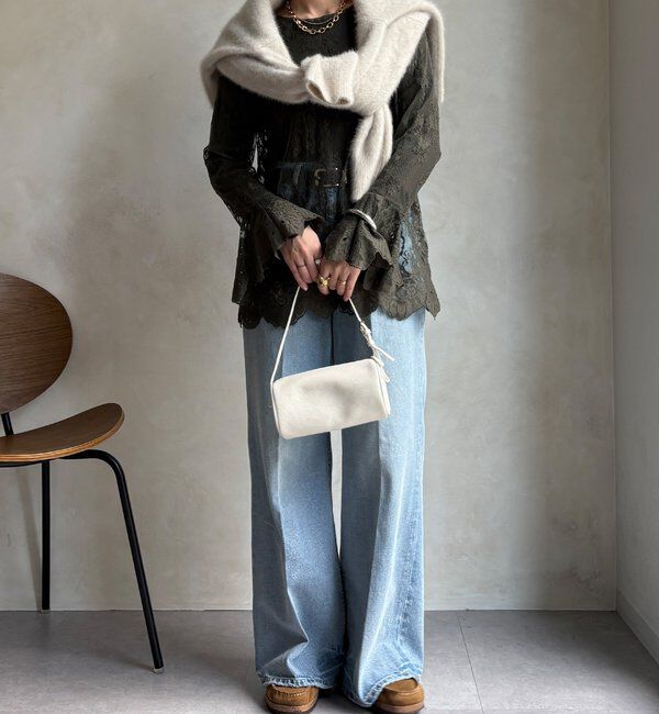  「レースフレアブラウス」|シャツ・ブラウス|