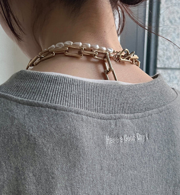  「【新色追加】【インフルエンサー OKOCHI企画】ハーフジップスウェット」|Tシャツ・カットソー|