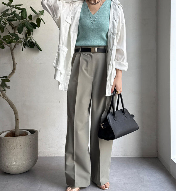  「前後2WAYラメニットタンク」|ニット・セーター|