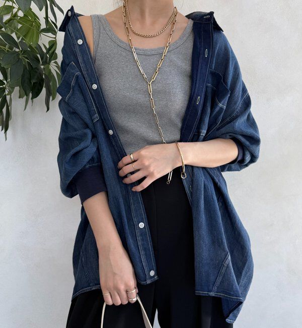  「【新色追加】リブタンク」|Tシャツ・カットソー|