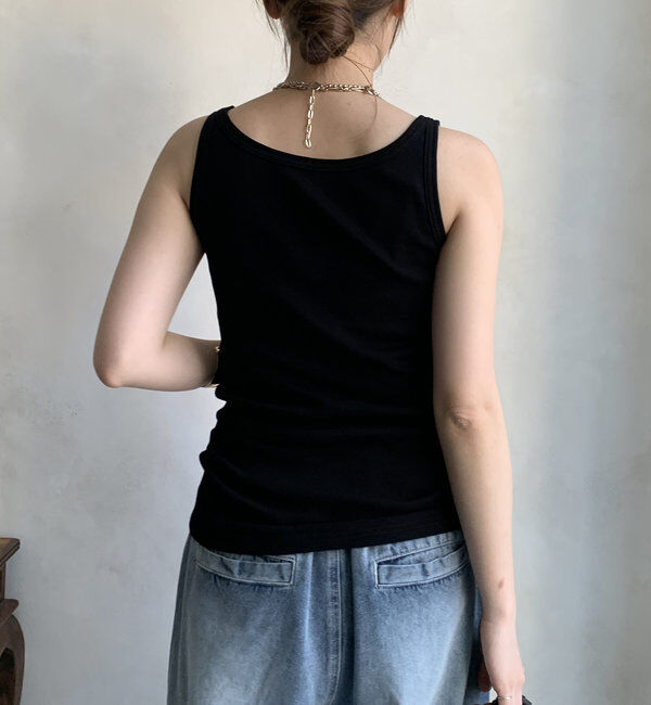  「【新色追加】リブタンク」|Tシャツ・カットソー|