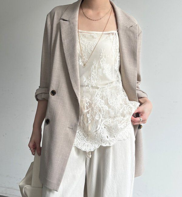  「スカラレースキャミ」|シャツ・ブラウス|