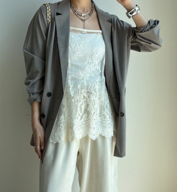  「スカラレースキャミ」|シャツ・ブラウス|