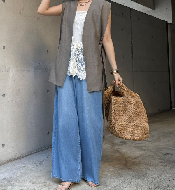  「スカラレースキャミ」|シャツ・ブラウス|