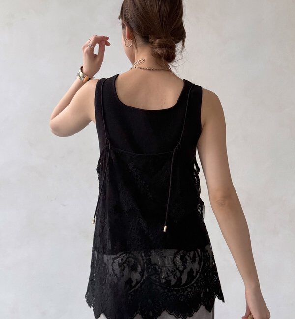  「スカラレースキャミ」|シャツ・ブラウス|