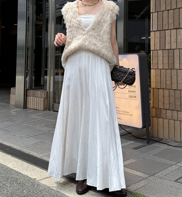  「【REI企画カラーあり】【前後2WAY】シャギーニットベスト」|ニット・セーター|