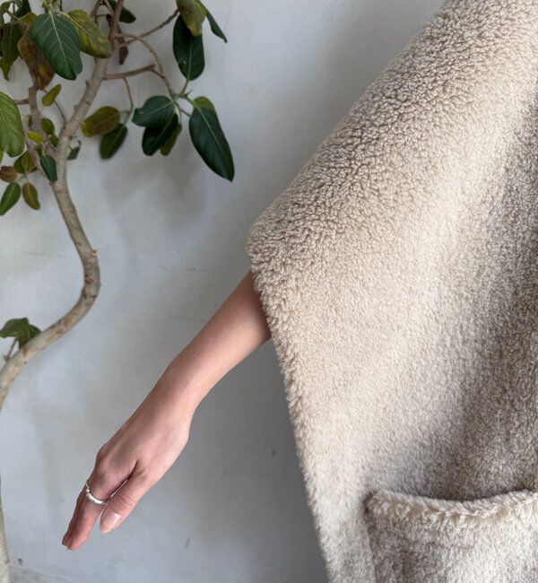  「ボアリバーシブルストール」|マフラー|