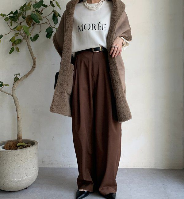  「ボアリバーシブルストール」|マフラー|