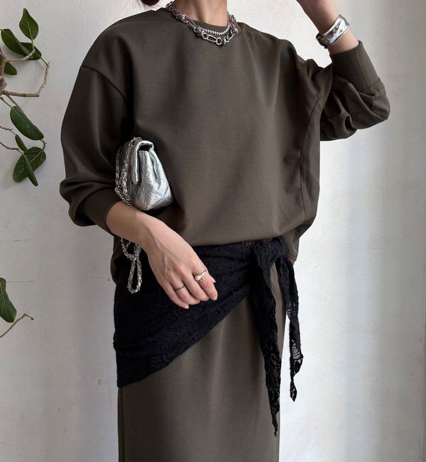  「【WEB限定】MA1ポケットプルオーバー＋タイトスカートセット」|スーツ|