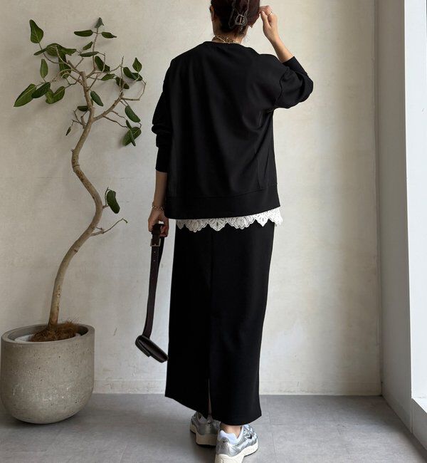  「【WEB限定】MA1ポケットプルオーバー＋タイトスカートセット」|スーツ|