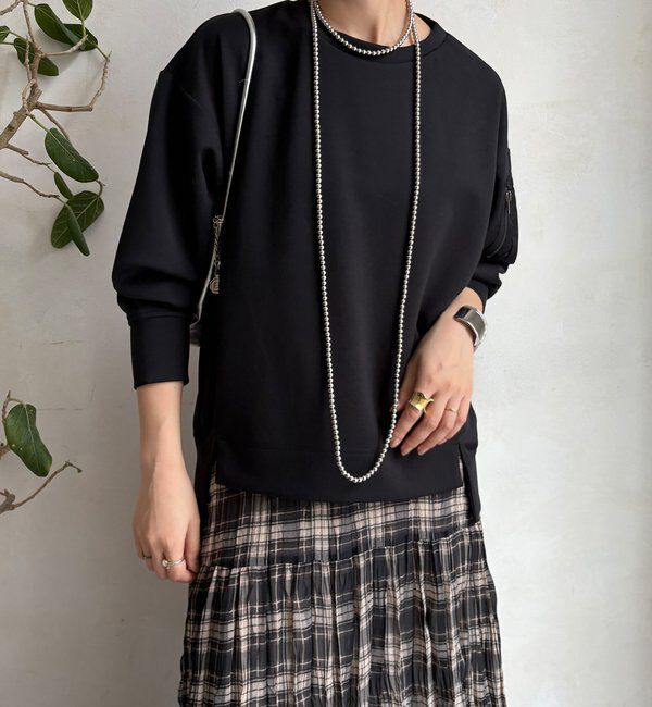  「【WEB限定】MA1ポケットプルオーバー＋タイトスカートセット」|スーツ|