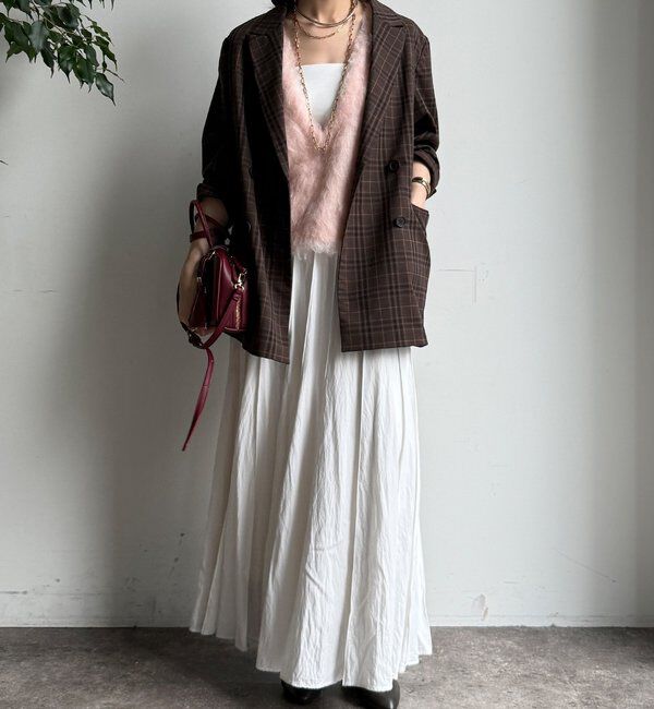  「チェックダブルジャケット」|テーラードジャケット|