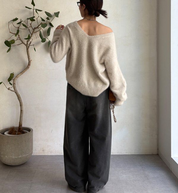  「【デニムなのにスウェット!?】デニムスウェットパンツ」|チノ|