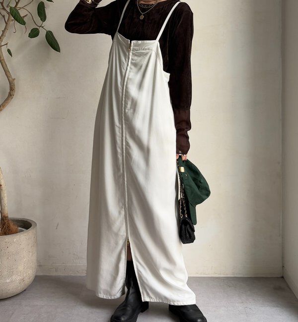  「【新色追加】チュールフロッキーシアー切替TEE」|Tシャツ・カットソー|